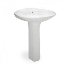 LAVABO MARRUECOS CON PEDESTAL BLANCO
