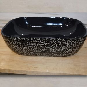 LAVABO SELECT COLLECTION CELIA BLACK RECTANGULAR