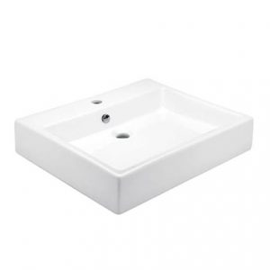 LAVABO LUCERNA S/PONER C/REBOSADERO UNA PERFORACION BLANCO