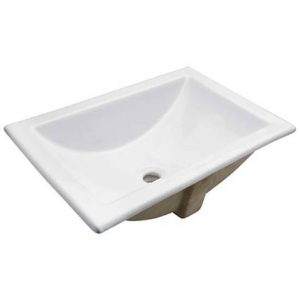 LAVABO MARCUS SOBRECUBIERTA C/REBOSADERO BLANCO